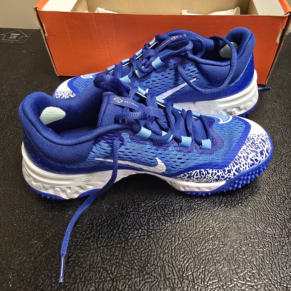 Nike Kids Blue and White Sneakers